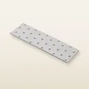 შემაერთებელი ფირფიტა პერფორირებული 195×30×2 მმ, მოთუთიებული